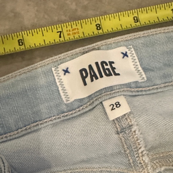 EUC Paige Lou Lou mid-rise flare jeans - women’s size 28 - Picture 9 of 13